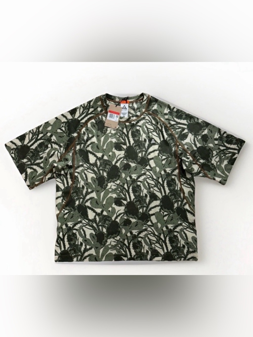 Nike ACG Top Shirt Mens Medium Chinati Short-Sleeve ADV Cactus HV0587-229 New